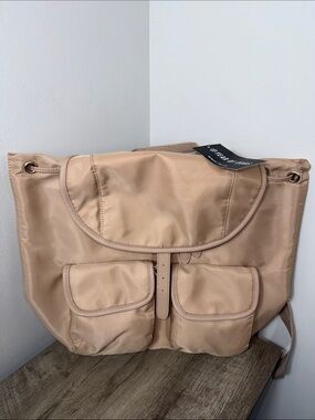 Year of Ours Beige Nylon Front-Pocket Backpack